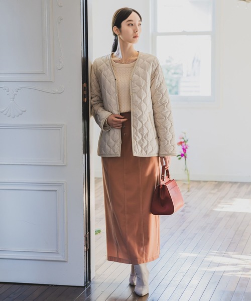 「Andemiu」 ニットカーディガン FREE ホワイト レディース_画像5