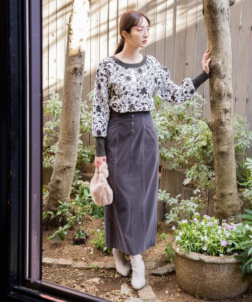 「Andemiu」 ニットカーディガン FREE ホワイト レディース_画像8