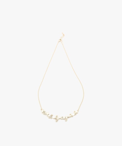 To b. by agnes ネックレス ロゴ レディース : ZOZOTOWN Yahoo!店