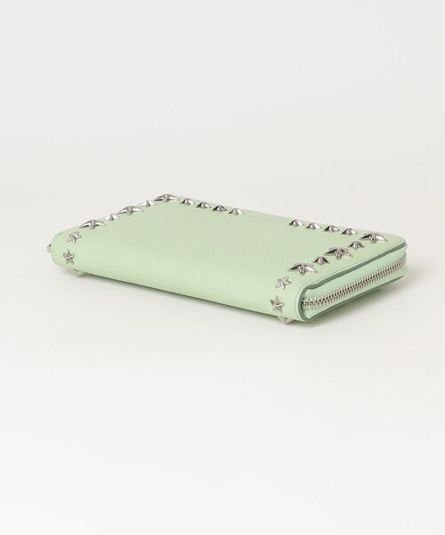 JIMMY CHOO（ジミーチュウ） ピッパ スタースタッズ 長財布 - グリーン