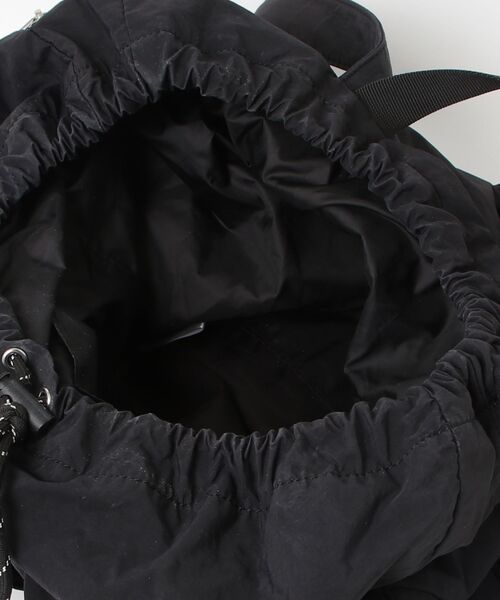 niko and…（ニコアンド） ワンポイントリュック - ブラック レディース