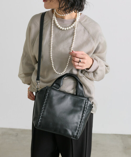 ear PAPILLONNER（イア パピヨネ） 2WAYバッグ FREE ブラック