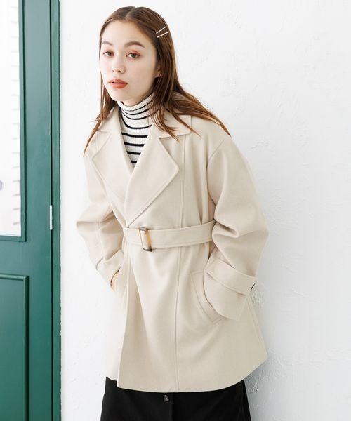 「mysty woman」 チェスターコート FREE ホワイト系その他 レディース_画像5