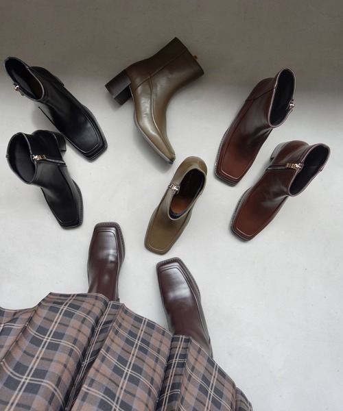 「ORiental TRaffic by yuri」 ショートブーツ LL ブラック レディース_画像2