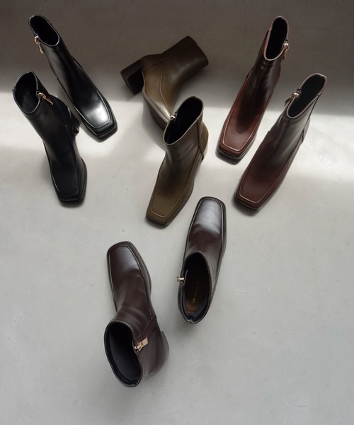 「ORiental TRaffic by yuri」 ショートブーツ LL ブラック レディース_画像4