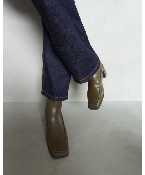 「ORiental TRaffic by yuri」 ショートブーツ LL ブラック レディース_画像7