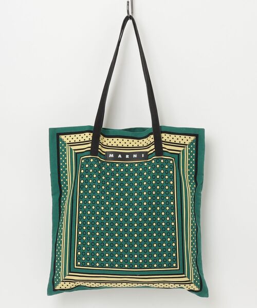 MARNI MARKET 「MARNI MARKET」 トートバッグ FREE グリーン