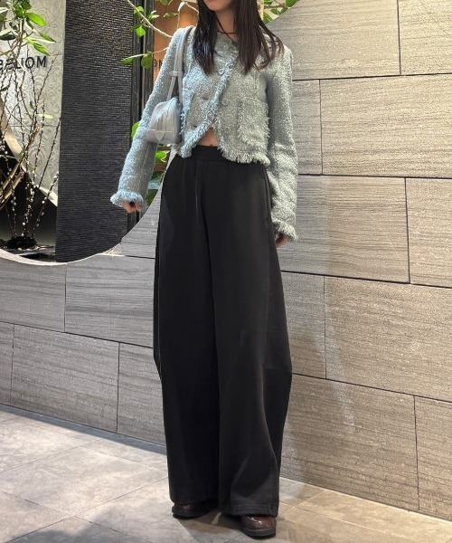 MOUSSY（マウジー） ワイドパンツ スウェットパンツ ジャージ 「EC限定