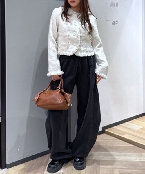 MOUSSY（マウジー） ワイドパンツ スウェットパンツ ジャージ 「EC限定