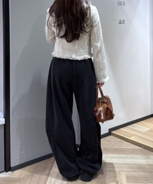 MOUSSY（マウジー） ワイドパンツ スウェットパンツ ジャージ 「EC限定