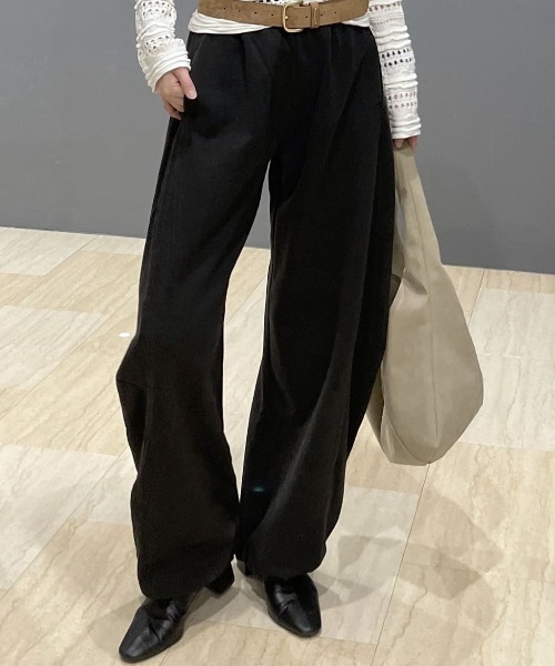 MOUSSY（マウジー） ワイドパンツ スウェットパンツ ジャージ 「EC限定