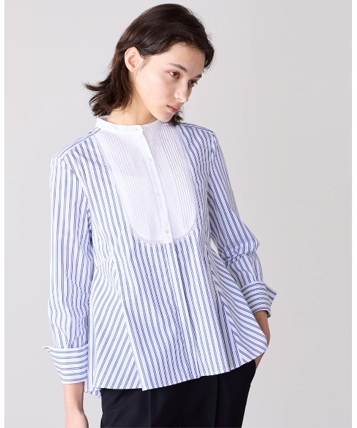 Marilyn Moon（マリリンムーン） ブラウス シャツ pin tuck bosom