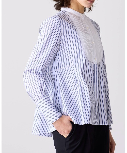 Marilyn Moon（マリリンムーン） ブラウス シャツ pin tuck bosom
