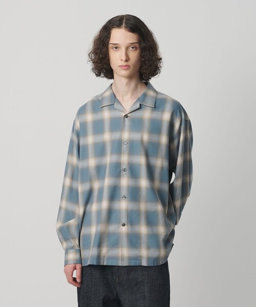 BEAUTY＆YOUTH UNITED ARROWS シャツ コットン レーヨン オンブレ