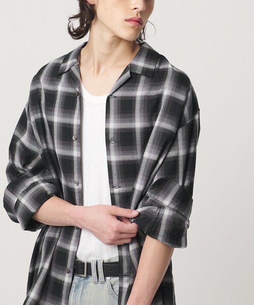 monkey time BEAUTY＆YOUTH UNITED ARROWS シャツ コットン レーヨン