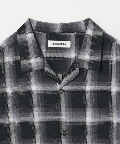 monkey time BEAUTY＆YOUTH UNITED ARROWS シャツ コットン レーヨン
