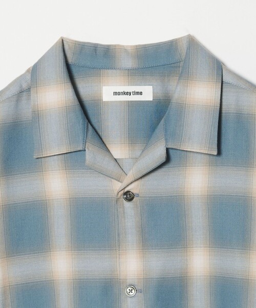 monkey time BEAUTY＆YOUTH UNITED ARROWS シャツ コットン レーヨン