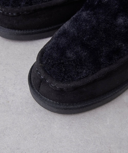 「ear PAPILLONNER」 スリッポン MEDIUM ブラック レディース_画像6