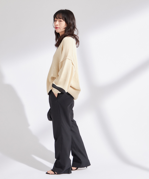 「journal standard L'essage」 スラックス 36 グレー レディース_画像4