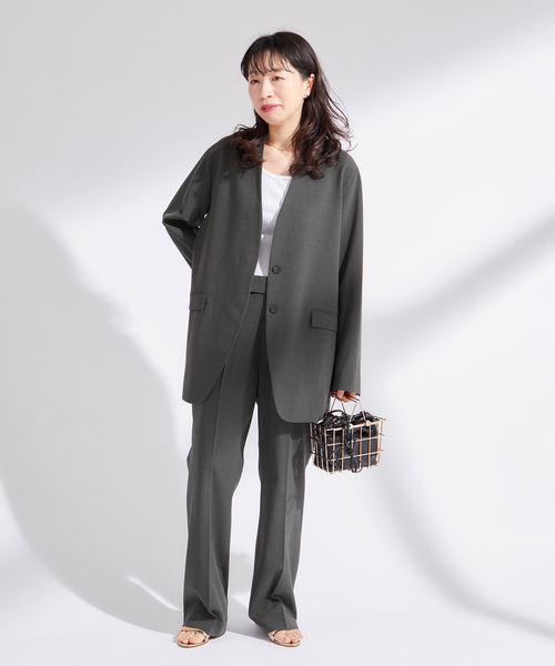 「journal standard L'essage」 スラックス 36 グレー レディース_画像7