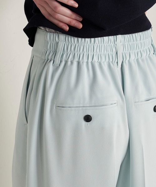 「la.f…」 パンツ 7号 ネイビー レディース_画像3