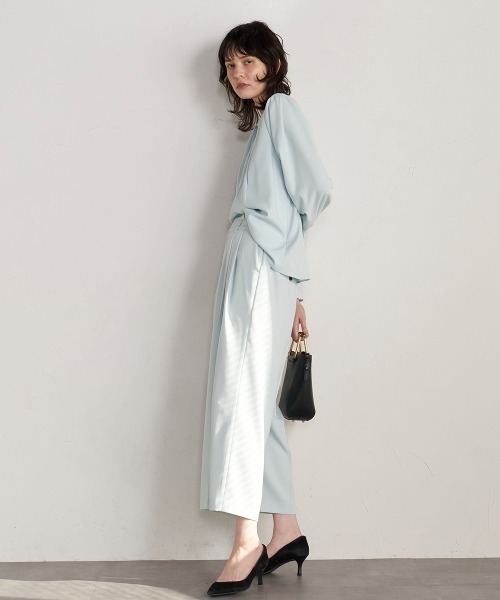 「la.f…」 パンツ 7号 ネイビー レディース_画像4