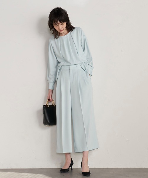 「la.f…」 パンツ 7号 ネイビー レディース_画像5