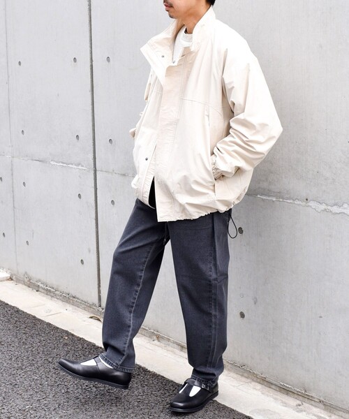 HINSON ブルゾン「SHIPS anyコラボ」 LARGE ブラック メンズ