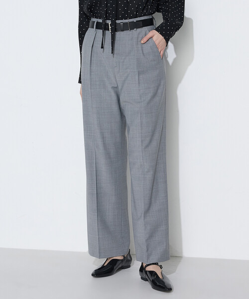 COMME CA（コムサ） パンツ 「セットアップ対応」ストレッチトロ
