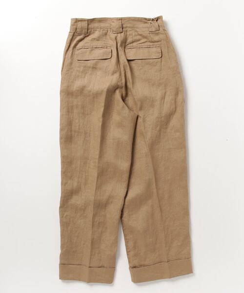 「BEAMS BOY」 スラックス 0 ベージュ レディースの画像