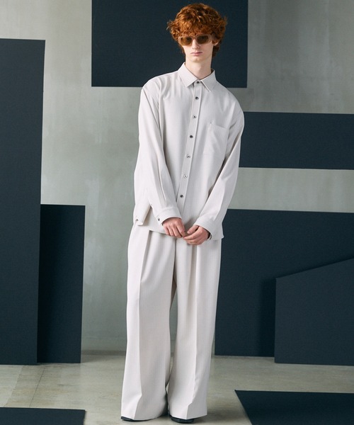 MAISON SPECIAL（メゾンスペシャル） シャツ 「UNISEX」Frieren Stripe