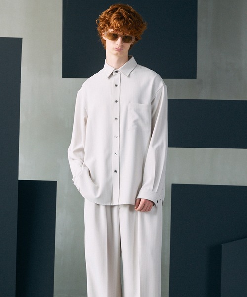 MAISON SPECIAL（メゾンスペシャル） シャツ 「UNISEX」Frieren Stripe