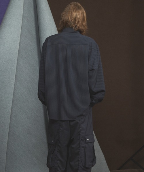 S*O様 【MAISON SPECIAL / メゾンスペシャル】ストライププライ MAISON SPECIAL（メゾンスペシャル） シャツ 「UNISEX」Frieren Stripe