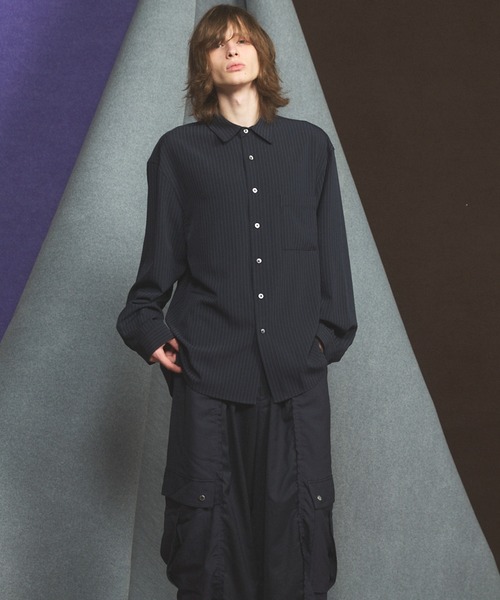 S*O様 【MAISON SPECIAL / メゾンスペシャル】ストライププライ MAISON SPECIAL（メゾンスペシャル） シャツ 「UNISEX」Frieren Stripe