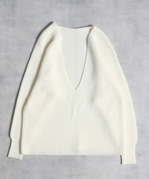 「Bonjour Sagan」 長袖ニット FREE ベージュ レディース_画像2