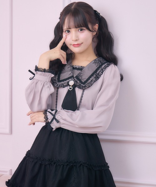 ROJITA（ロジータ） ブラウス シャツ 「セットアップ対応」セーラー風