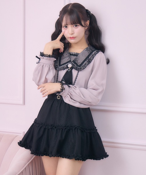 ROJITA（ロジータ） ブラウス シャツ 「セットアップ対応」セーラー風