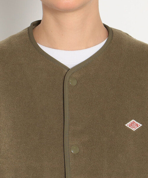Danton（ダントン） ベスト 36 カーキ レディース : ZOZOTOWN Yahoo!店
