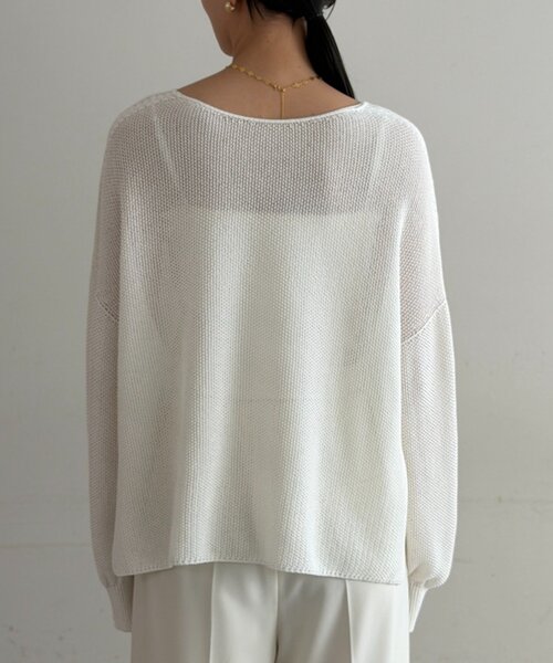 Loungedress（ラウンジドレス） ニット セーター 2WAYギマコットン