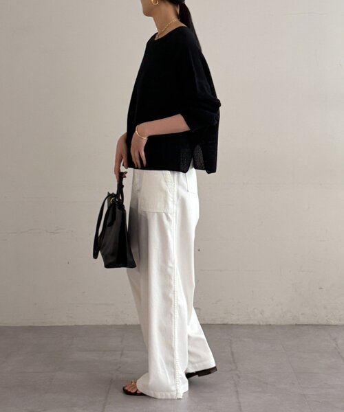 LOUNGEDRESS 2WAYギマコットンニット 2WAYギマコットンニット | LOUNGEDRESS(ラウンジドレス)レディース