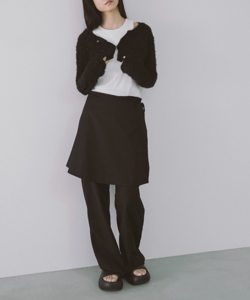 「duei」 スラックス FREE ブラック レディース_画像7