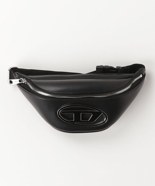 DIESEL（ディーゼル） ディーゼル　レザー　ウエストバッグ　ブラック 定価2.53万円　DIESEL ウエストバッグ メンズ ブラック FREE バッグ