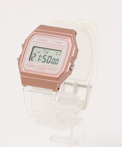 B.I.D. チープカシオ 腕時計 レディース 「CASIO（カシオ）」クリア