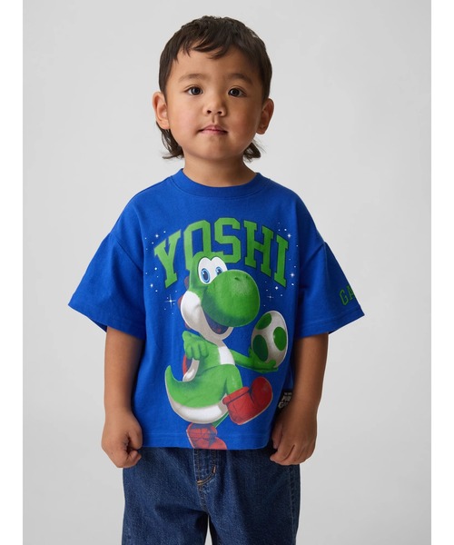 GAP（ギャップ） tシャツ スーパーマリオブラザーズ オーバーサイズ