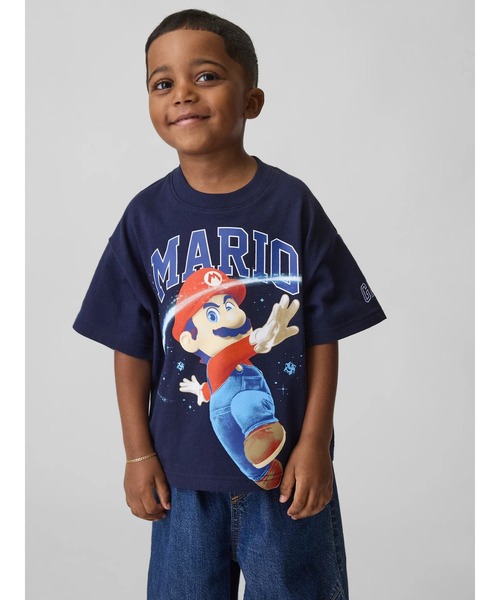 GAP（ギャップ） tシャツ スーパーマリオブラザーズ オーバーサイズ