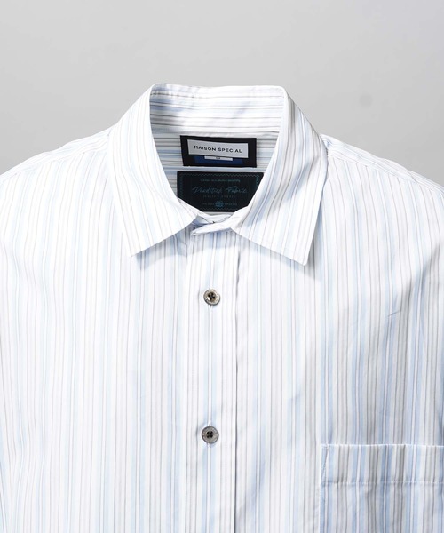 「MAISON SPECIAL」 長袖シャツ 1 グレー メンズの画像