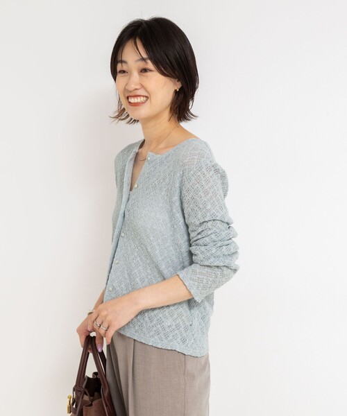 「NOLLEY'S」 カーディガン 38 キナリ レディースの画像