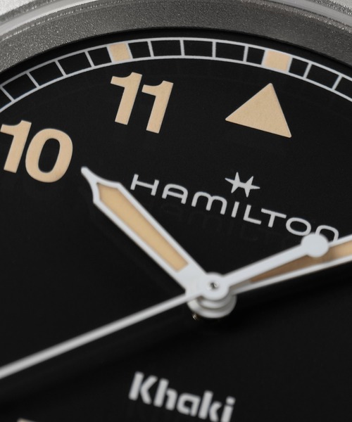 腕時計 HAMILTON 「ハミルトン」 腕時計 Khaki Field （カーキ フィールド）  クオーツ 38MM ブラック×グリーンの画像