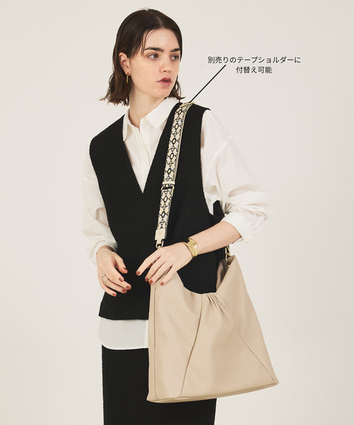 「LOWELL things」 2WAYバッグ フリー ブラック レディース_7