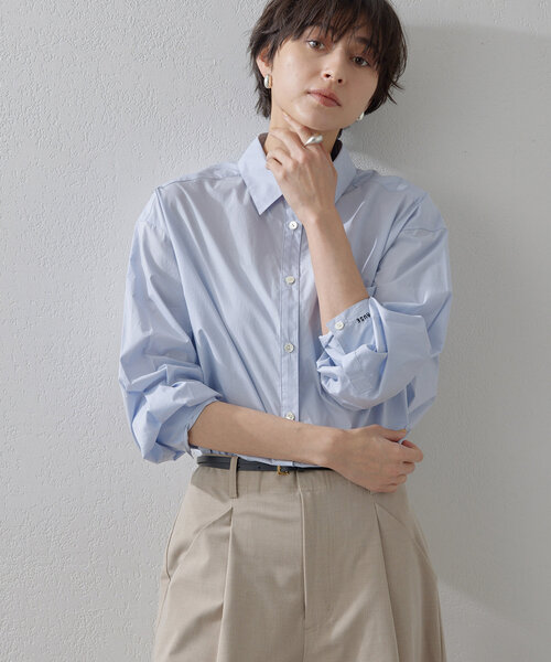 「THE PAUSE」 長袖シャツ FREE ホワイト レディース_画像2